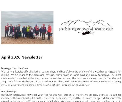 FOCCR Newsletter April 2026